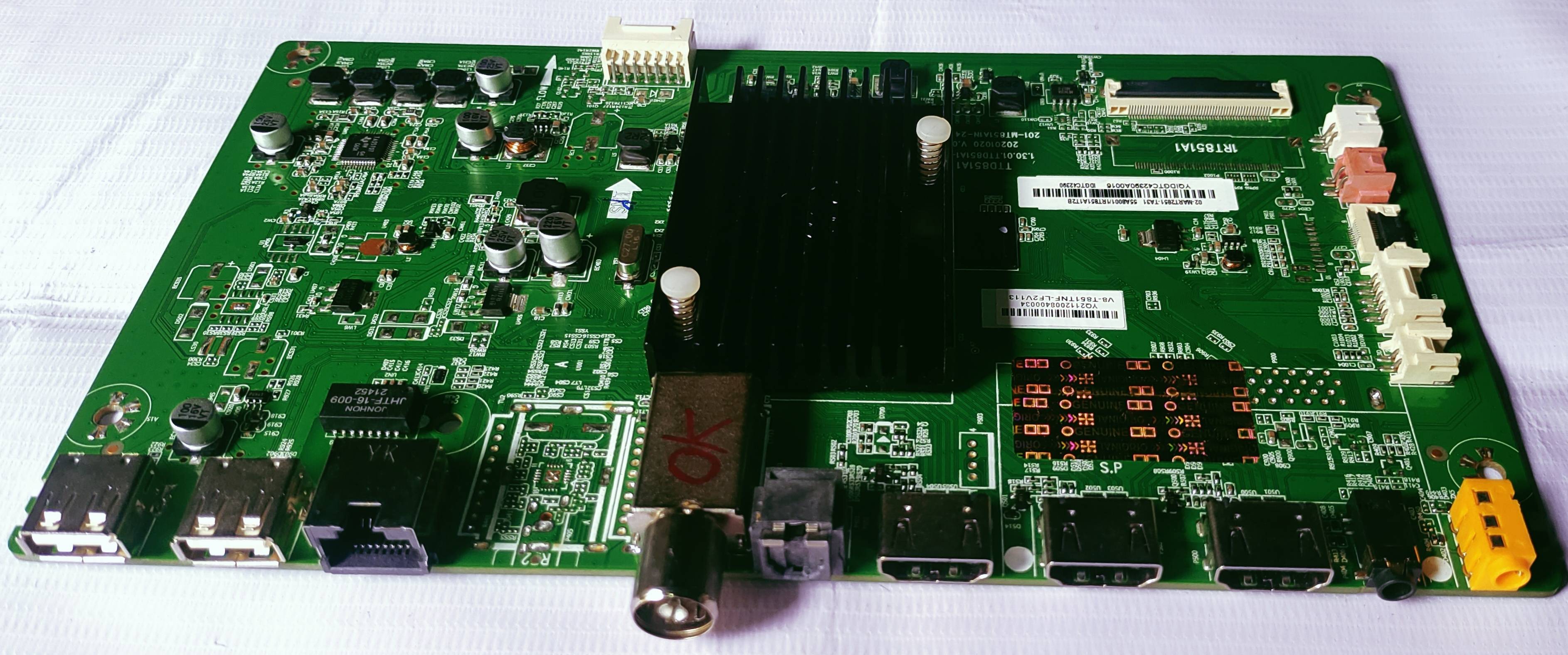NOKIA 4K 55TAUHDN Android Mother Board, Led Mother Board, #wb33 image 3