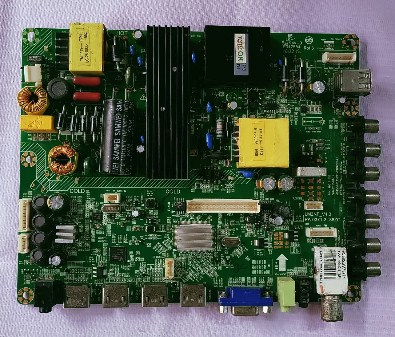 Videocon 40 Combo Main Board, #wb19 image 3