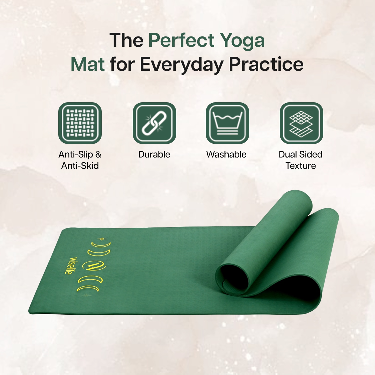 XL TPE Yoga mat - 6mm image 4