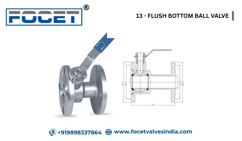 13 - FLUSH BOTTOM BALL VALVE image 3