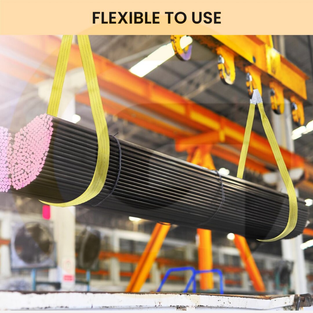 Polyester Webbing Sling Lifting Belt (3 Ton 3 MTR, 1) | Goyal Industrial Hub Delhi | ₹800 image 2