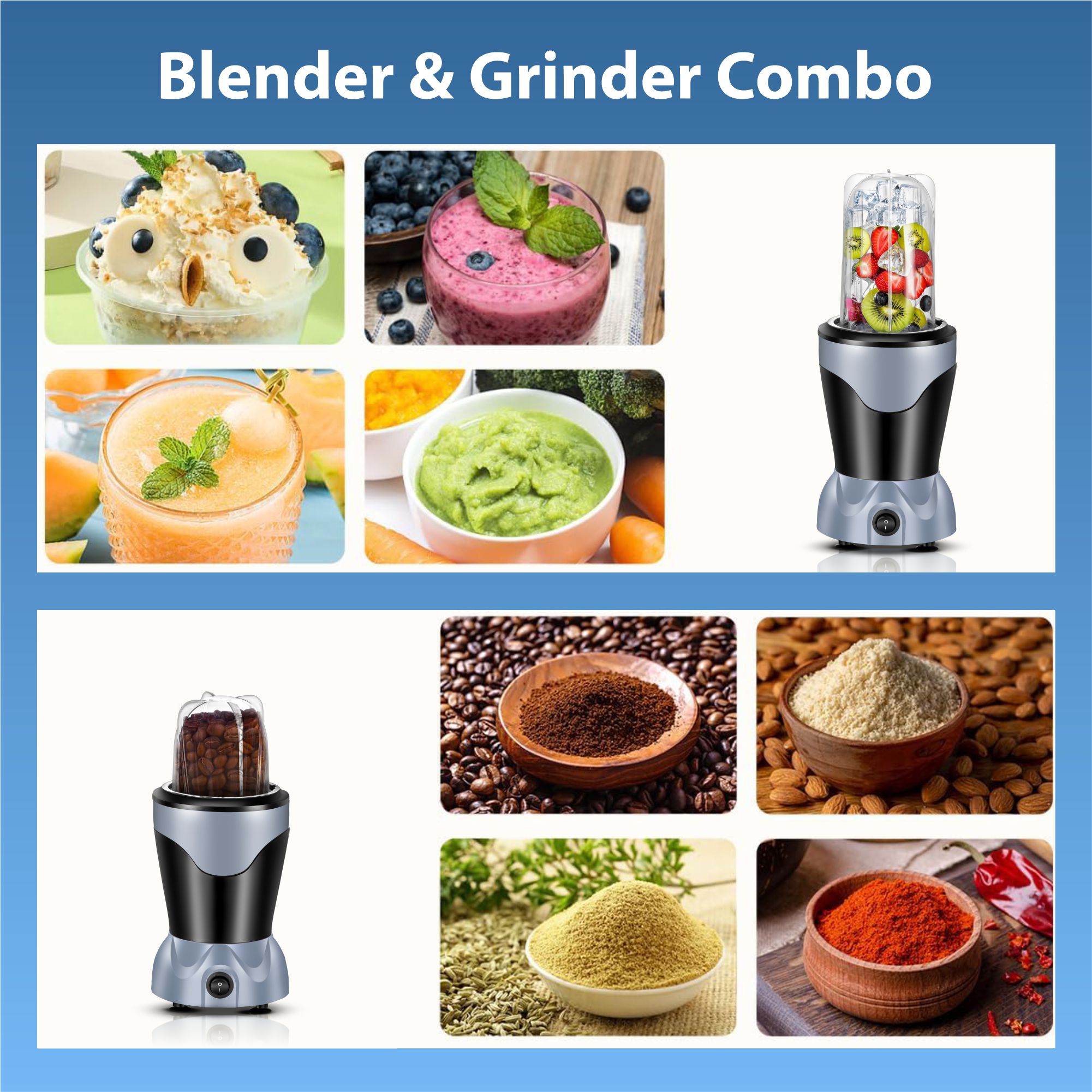 BOOSTER Powerful 400 W Juicer Mixer Grinder (Nutri_Pro | 2 Jars | Black, Grey) image 3