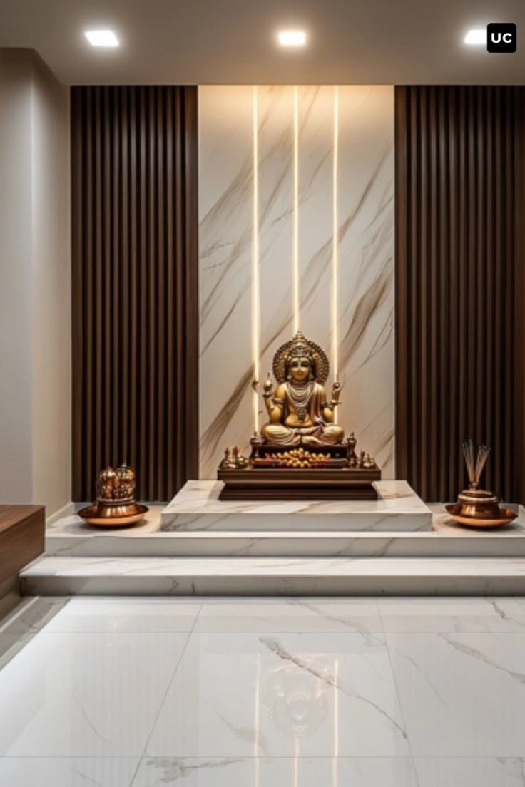 Turnkey Pooja Room Interior Design and Execution Services image 5