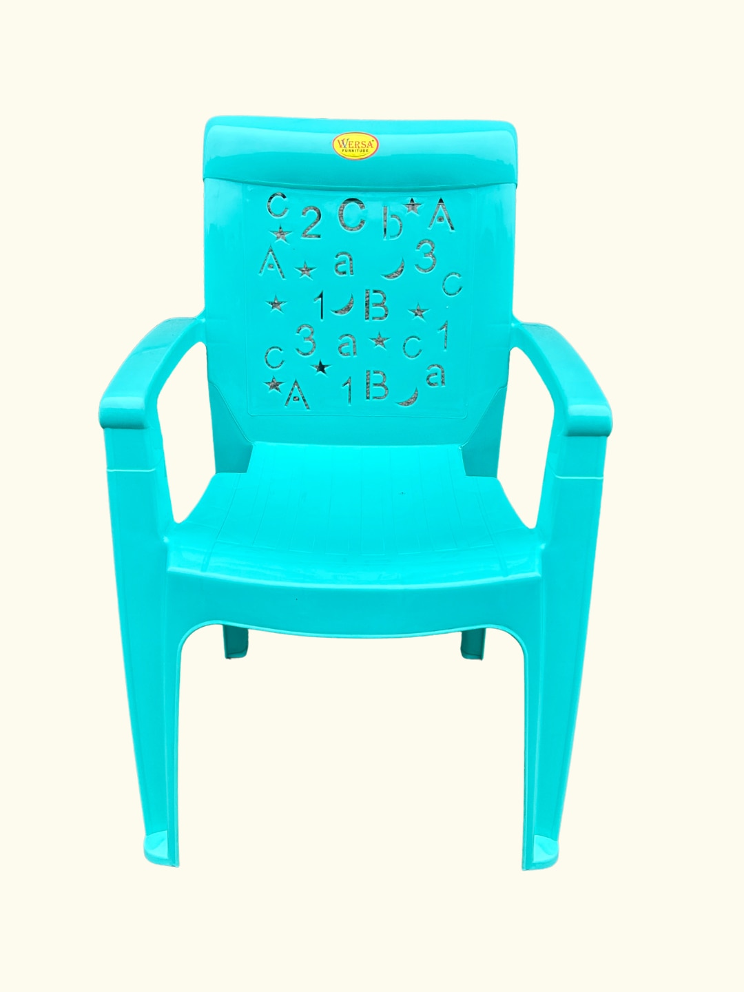 WERSA ABC Plastic Kids Chair with Armrest image 4