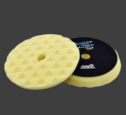 7 Inch Yellow High Cut Foam Pad image 2