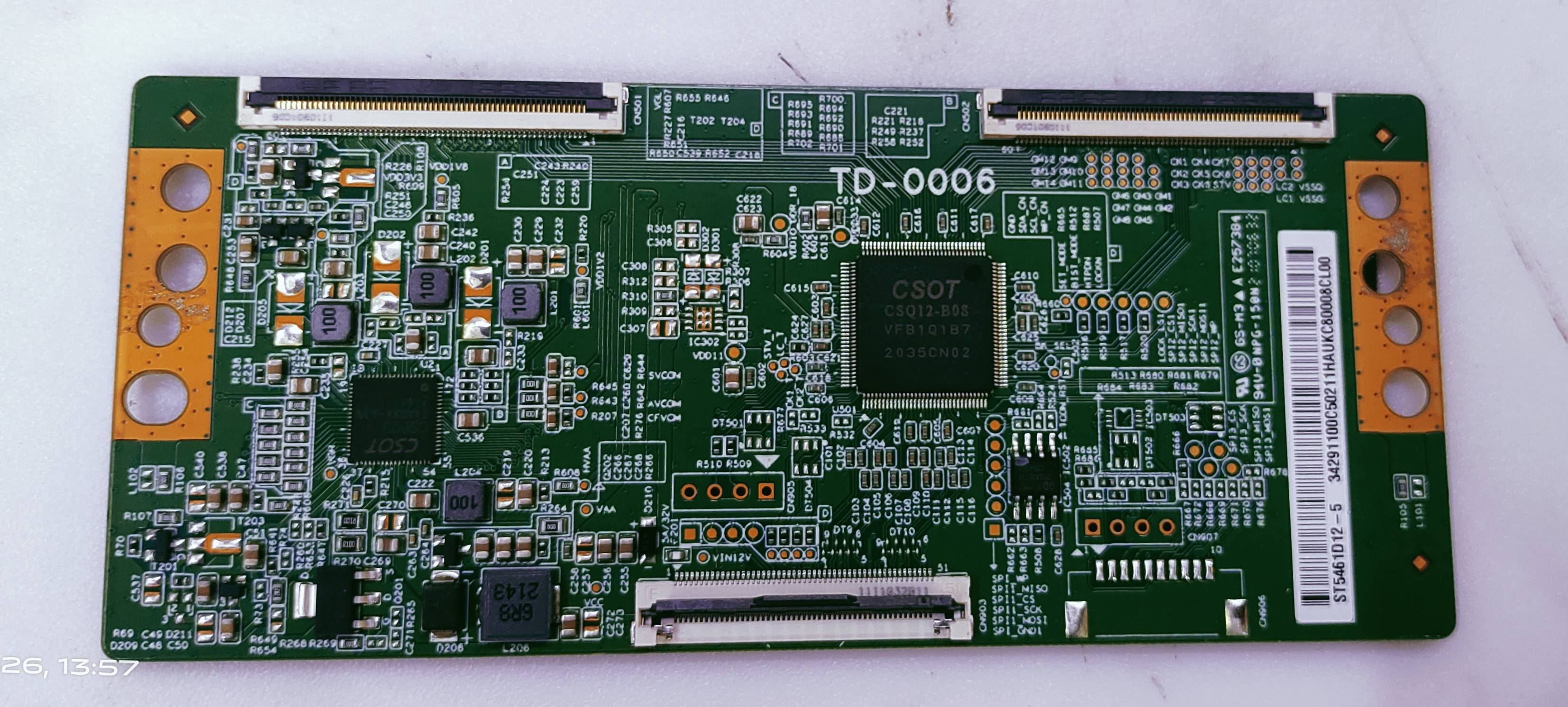 REDMI-L50M6-RA LED TV 4K TCON PART NUMBER CV500U2-T01 image 2