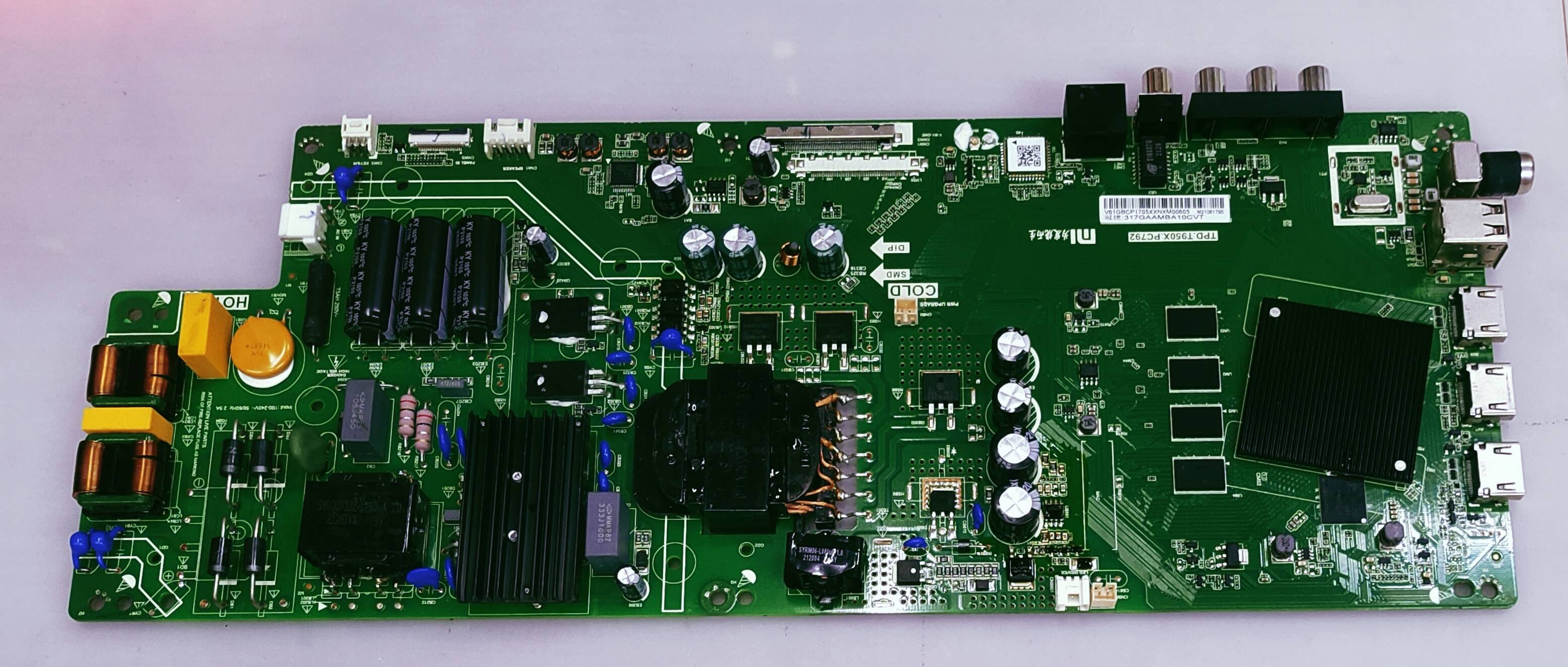 MI 4K LED TV Android Mother Board Model Number L50M5-5AIN Board Number TPD.T950X.PC972 image 6