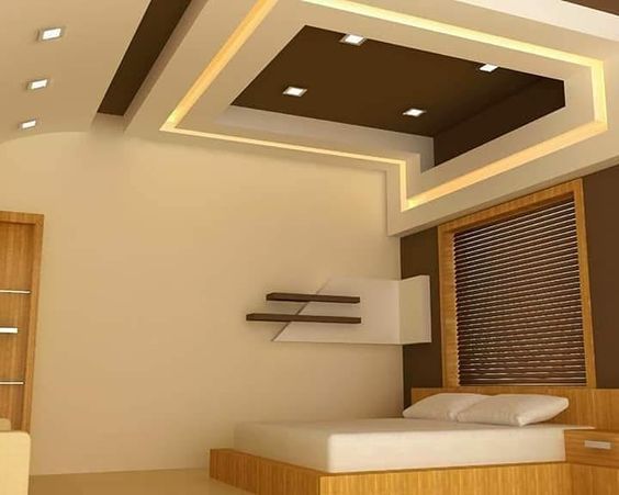 Elegant Gypsum Ceiling Designs for Bedrooms image 4