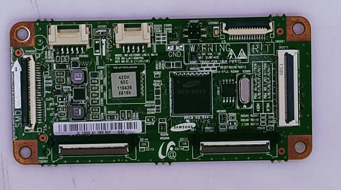 Samsung Plazma PS43D450 A2 Logic Board Part No.JL 793G A1 180 OUF- GA1 image 4