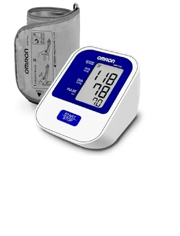 Omron HEM 7124 with Hypertension Indicator and IntelliSense Technology image 2