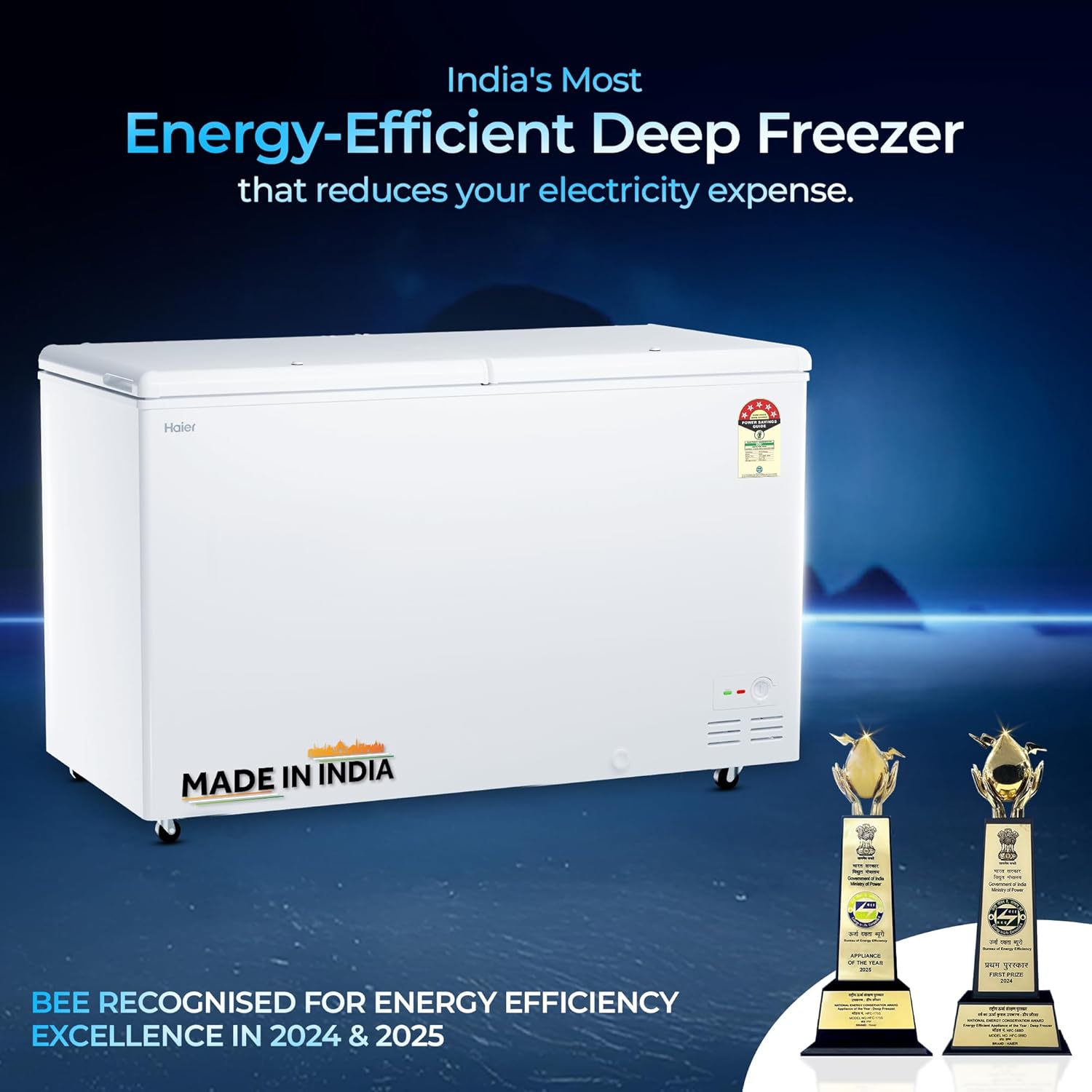Haier Deep Freezer Hard Top HFC-588DPW5 image 7