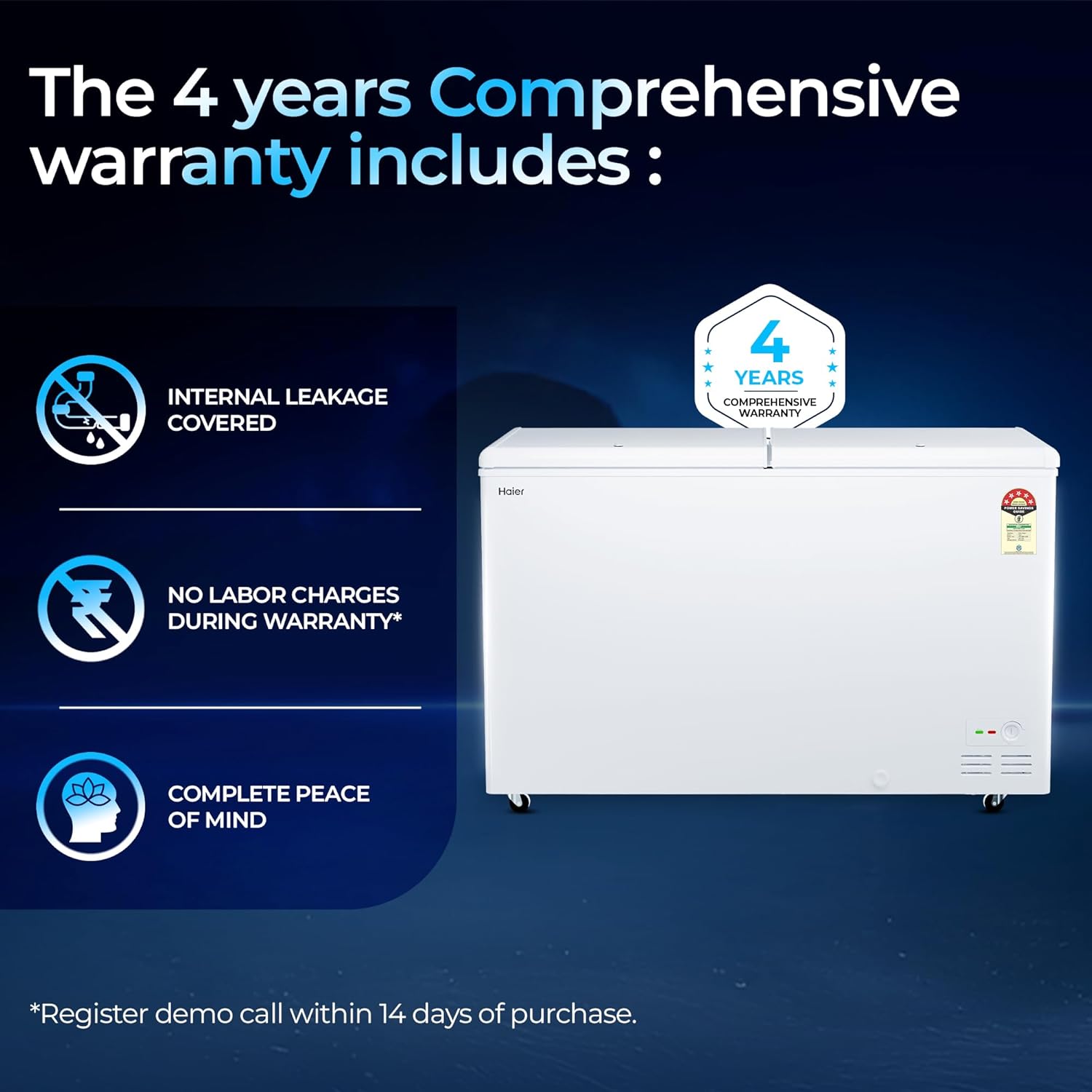 Haier Deep Freezer Hard Top HFC-588DPW5 image 6