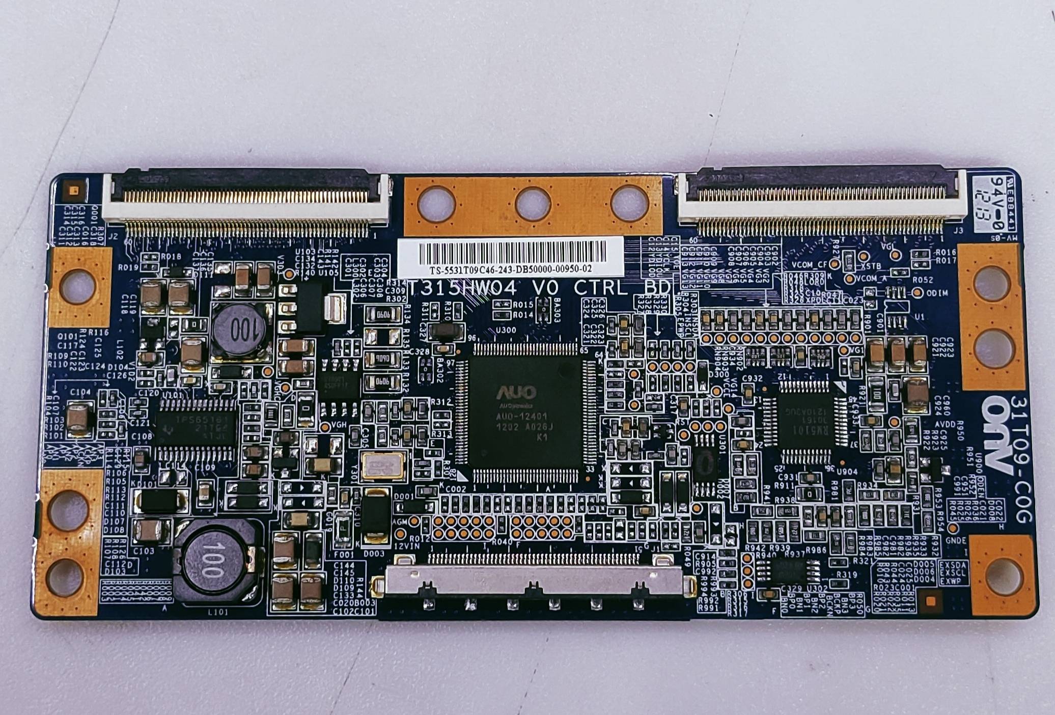 AUO T315HW04 V0 CTRL BD PART NO. T315HW04 VO CTRL BD (TS-5531T09C46 image 3