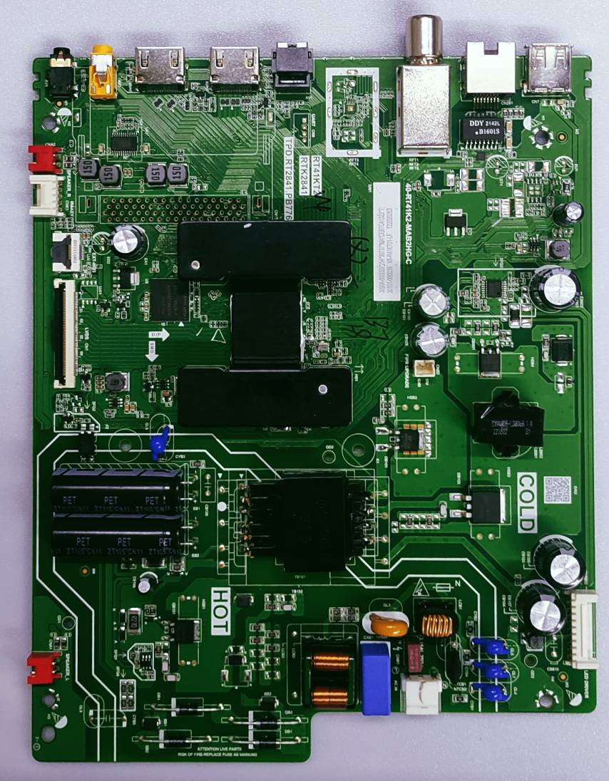 TCL 43S5200 LED TV NEW MOTHER BOARD PART NO. TPD.RT2841.PB776 RT41KT2 RTK2841 image 7