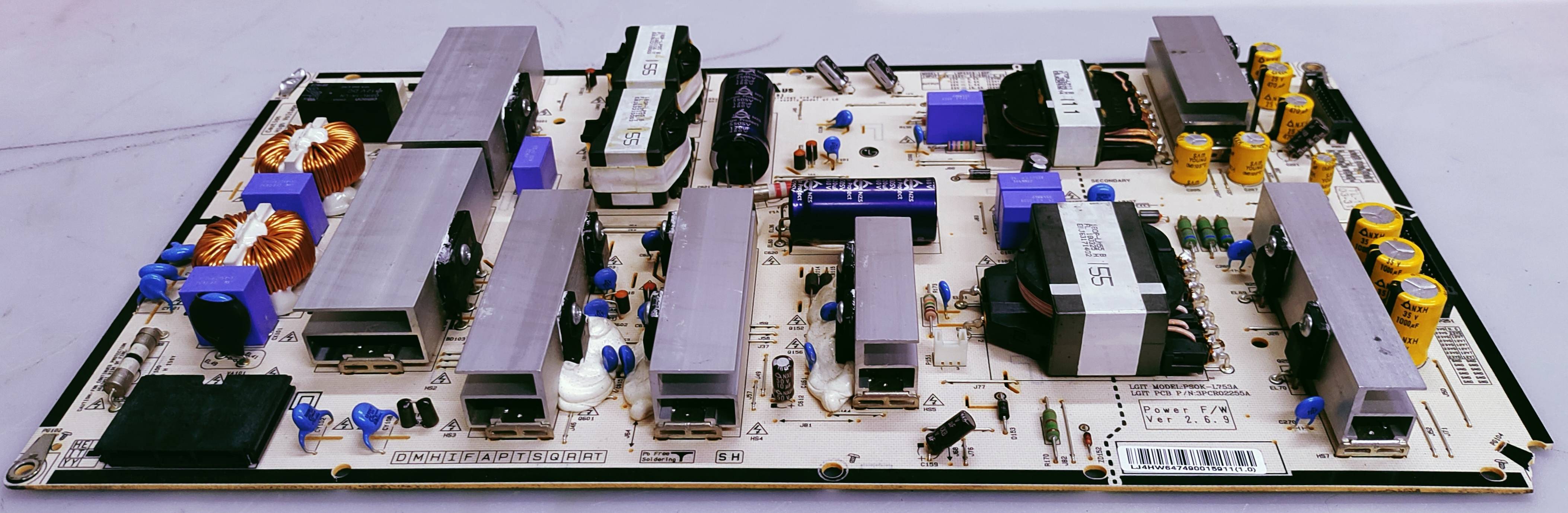 LG OLED55C8PCA LED TV POWER SUPPLY BOARD image 2