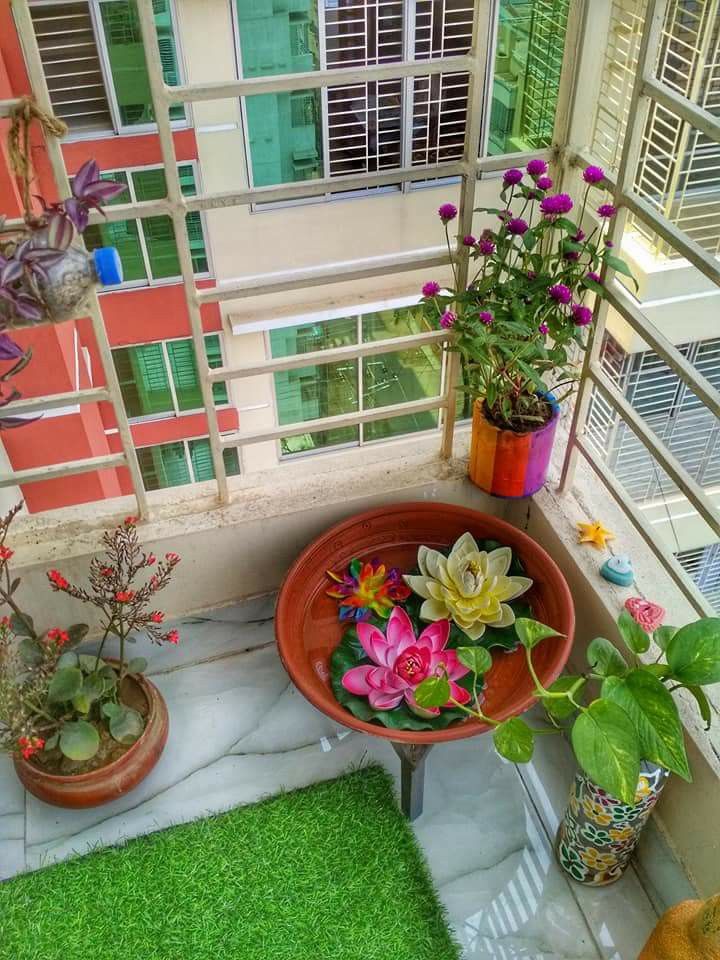Modern Minimalistic Balcony Garden Designs in Chennai image 5