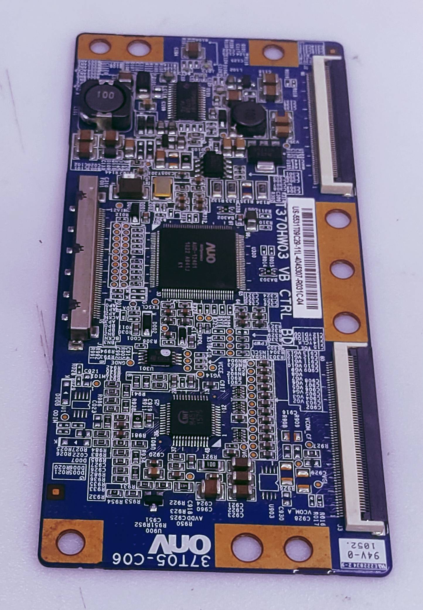 AUO T370HW03 VB LED TV TCON PATR NO. US-5531T09C29-11L image 4