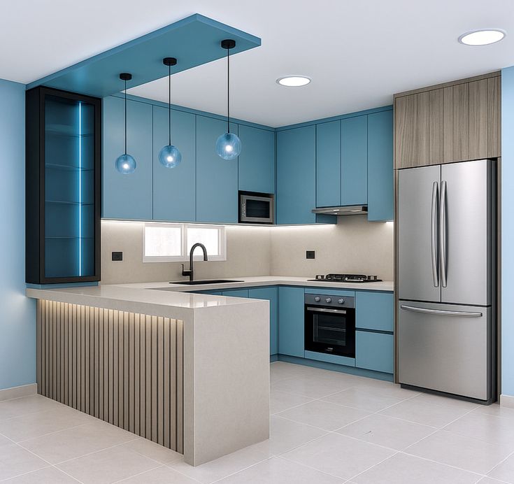 Modern Modular Kitchen Interiors Crafted for Comfort image 3