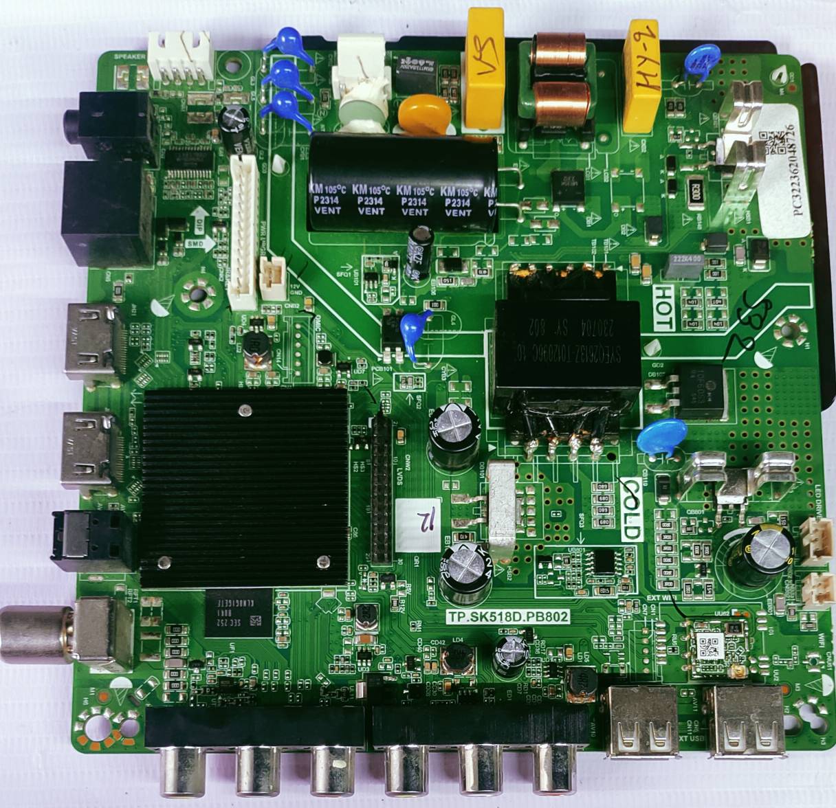 HYUNDAI LED TV" 32SBP18 Mother Board #wb 36 image 3