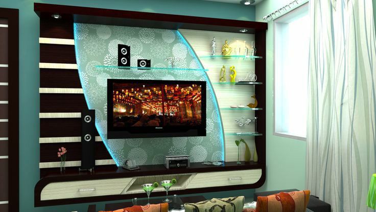 TV Unit Wall Panelling Contractors in Chennai image 2