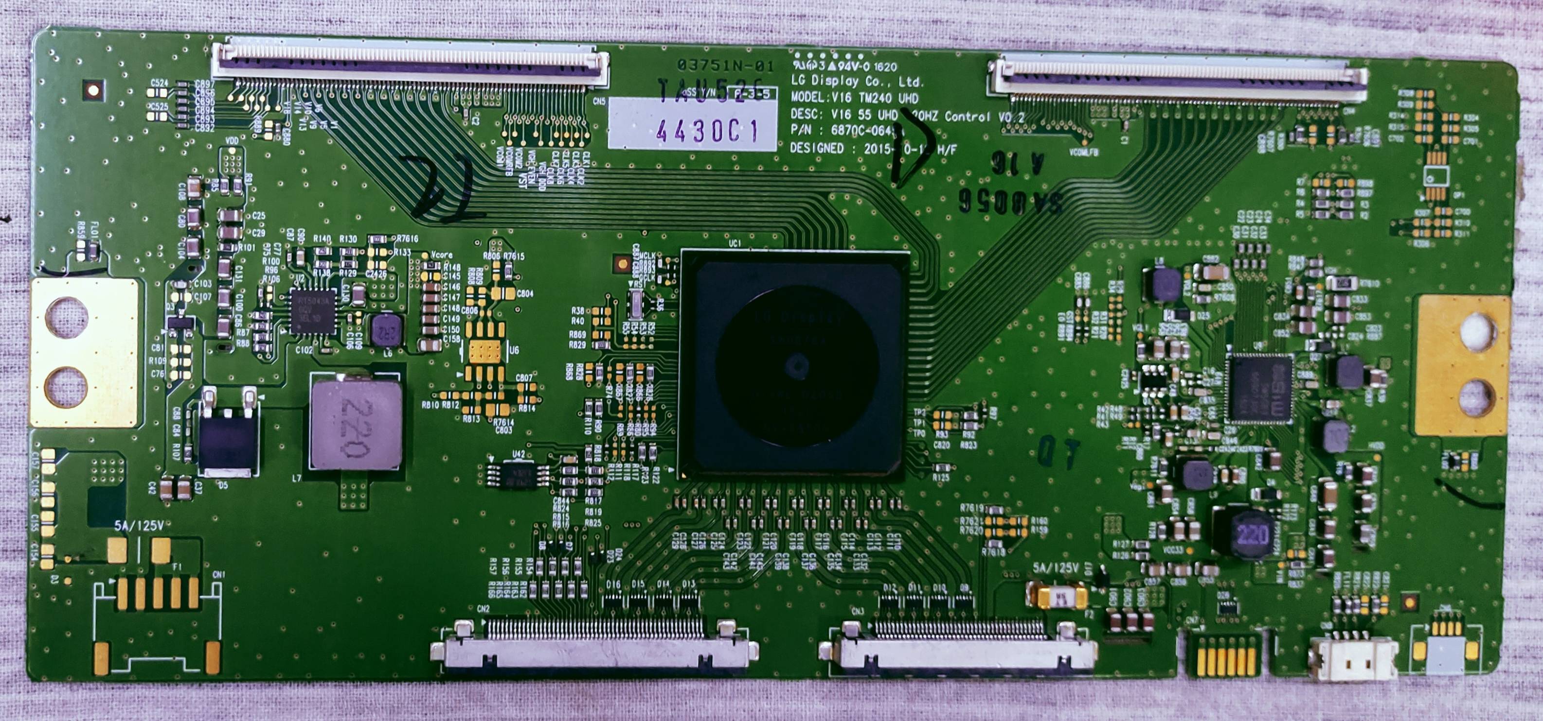 LG TCON 55UH770T-TA LED TV FHD PART NO.03751N-01 (TAU526-4430C1 image 3