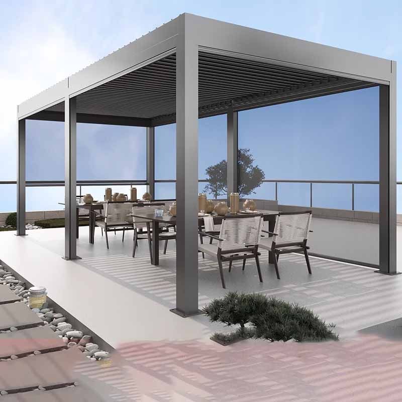 Smart Pergola Systems with Automatic Louvers Chennai image 5