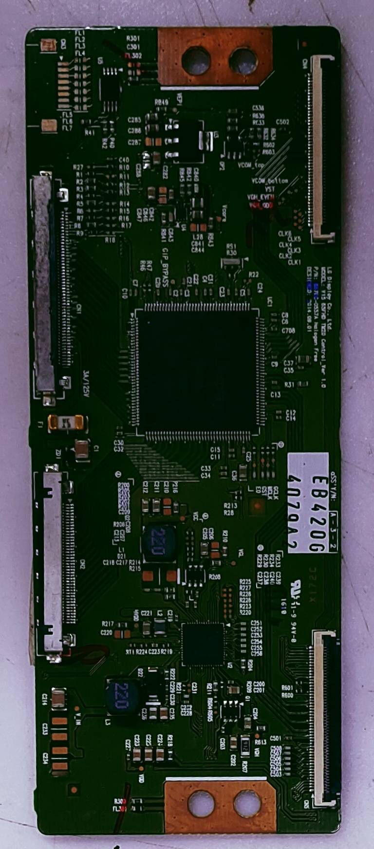 EB420G 4079A T-con No.V15,65 FHD TM20 P/N 6870C-0557AP (DESICNED:2014.09.01  image 4