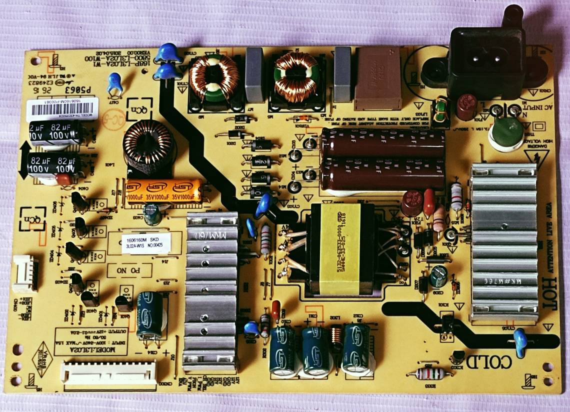 PANASONIC TH-43D350DX POWER SUPPLY BOARD, SMPS BOARD, #wb29 image 4