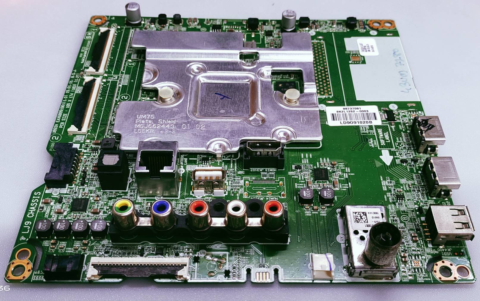 LG 43UM7780FTA 4K LED TV ANDROID MOTHER BOARD image 2