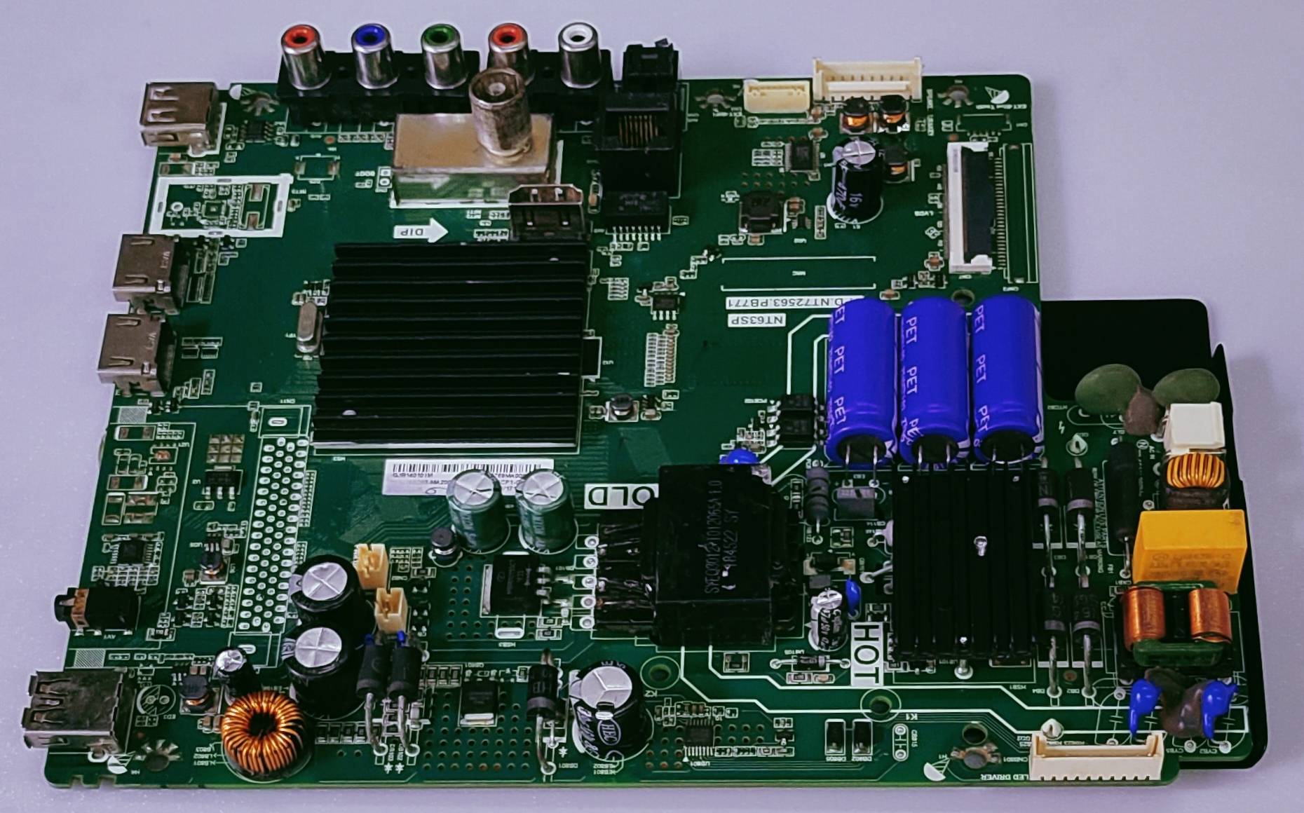 TCL LED TV 43" MOTHER BOARD NUMBER NT63SP TPD.NT72563.PB771 image 6