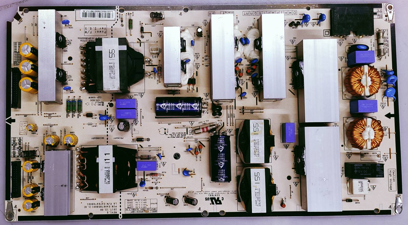 LG OLED55C8PCA LED TV POWER SUPPLY BOARD image 5