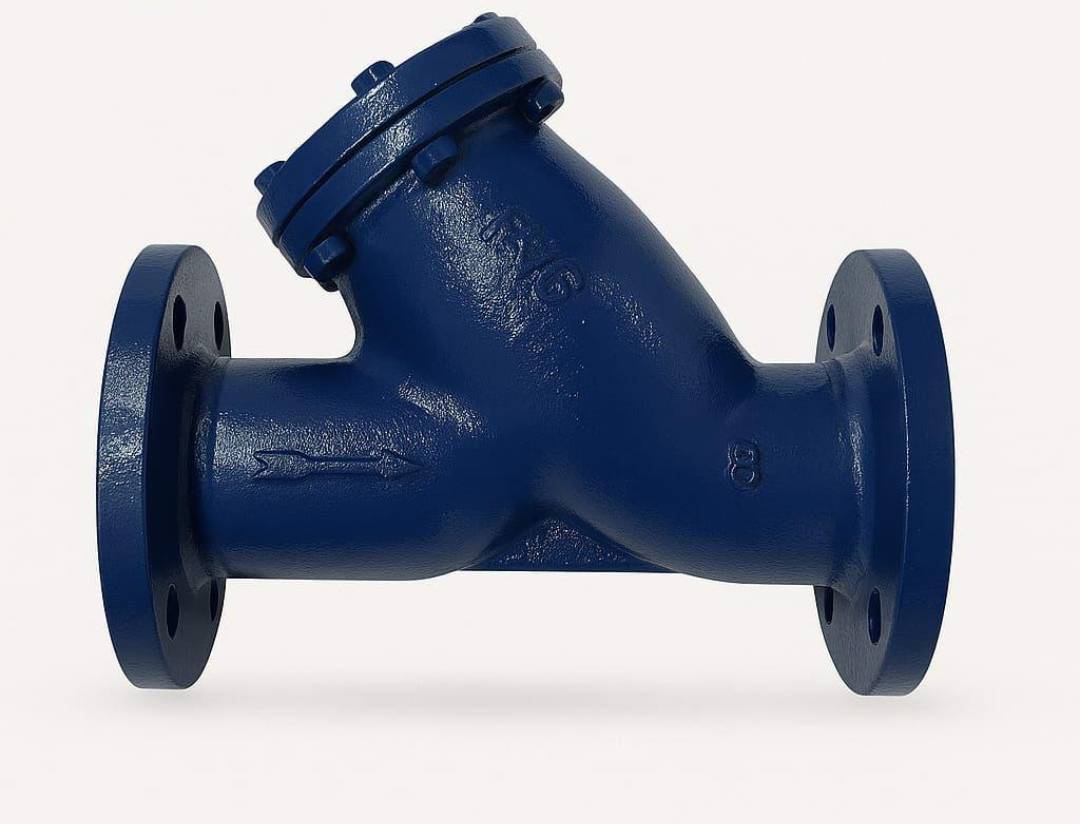 CAST IRON Y TYPE STRAINER FLANGED END AVAILABLE AT NAVKAR ENTERPRISES MUMBAI  image 2