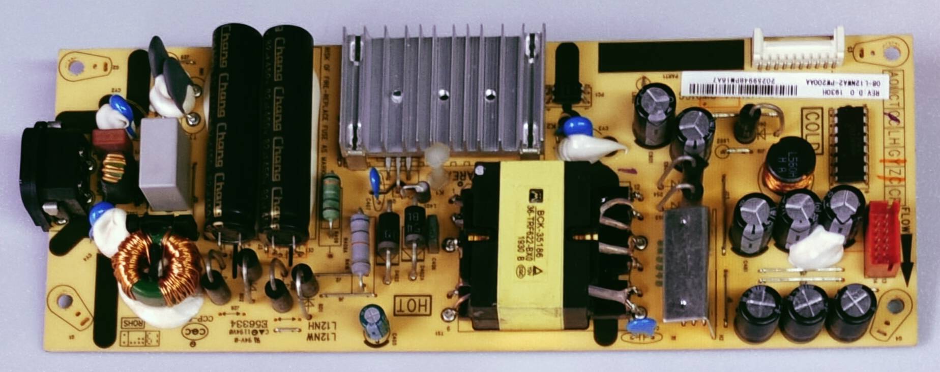 TCL 4K LED TV POWER SUPPLY BOARD MODEL NUMBER 55P8E image 3