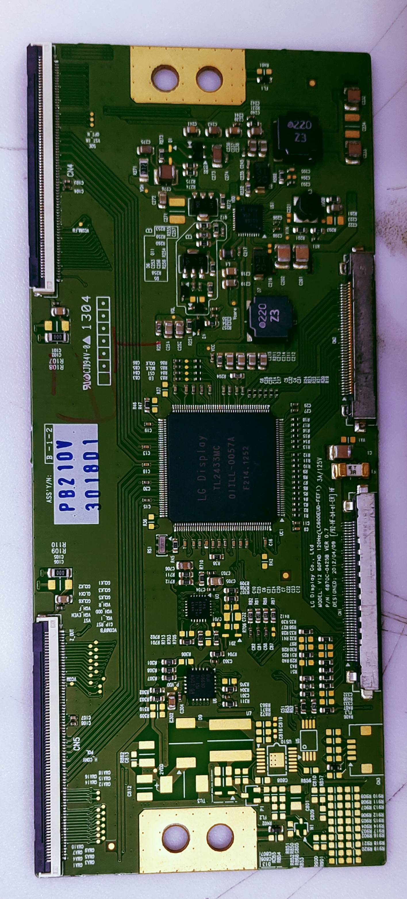 LG T-con VIZ SOTHO 120 (LC800ELD-FE)
Part No.6871L-3018A image 2