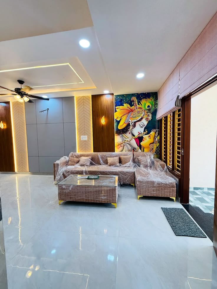 Living Room Interior Design Chennai Experts image 2