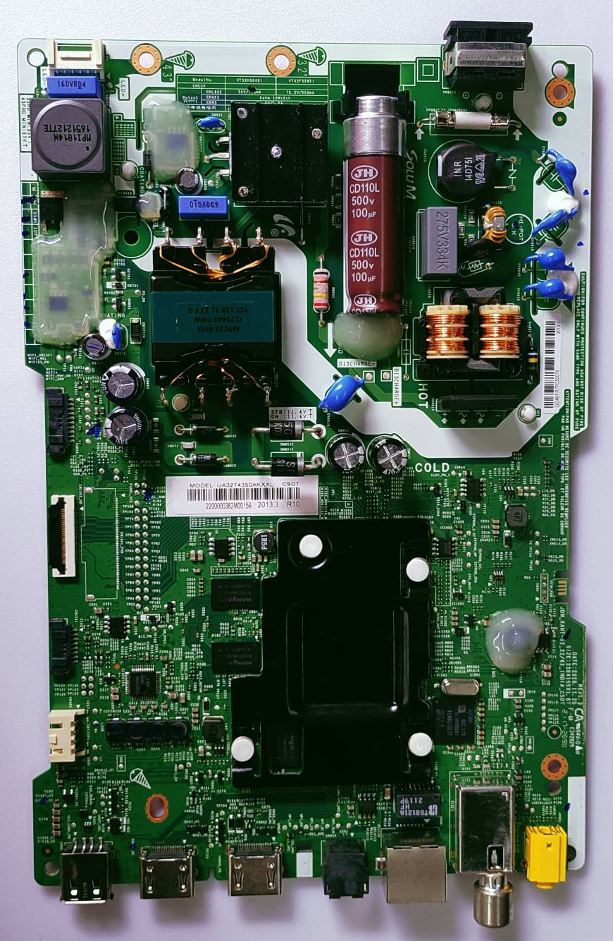 SAMSUNG UA32T4350AKXXL LED TV NEW MOTHER BOARD image 3