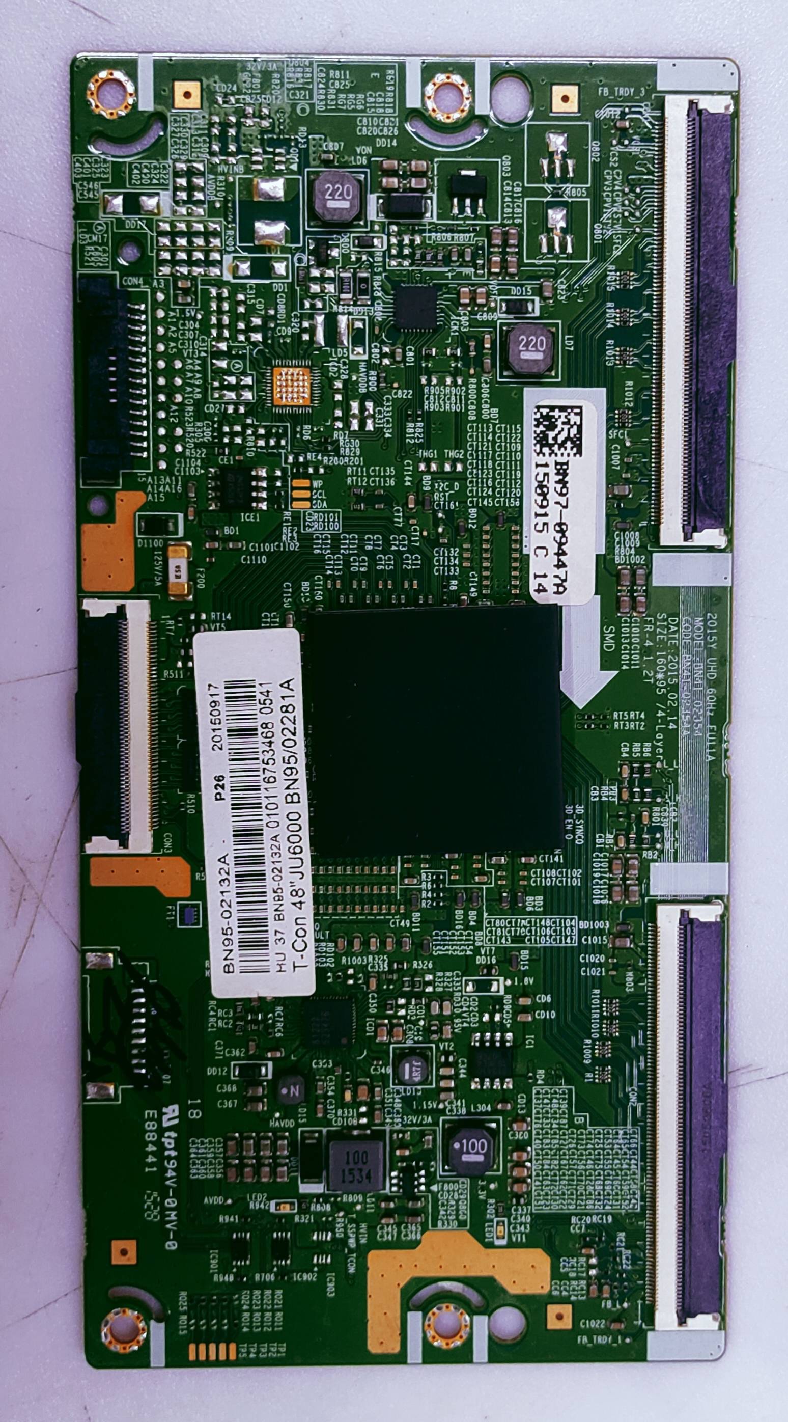 Samsung UA48JU600 T-con Barod Parts No.BN95-02132A image 5