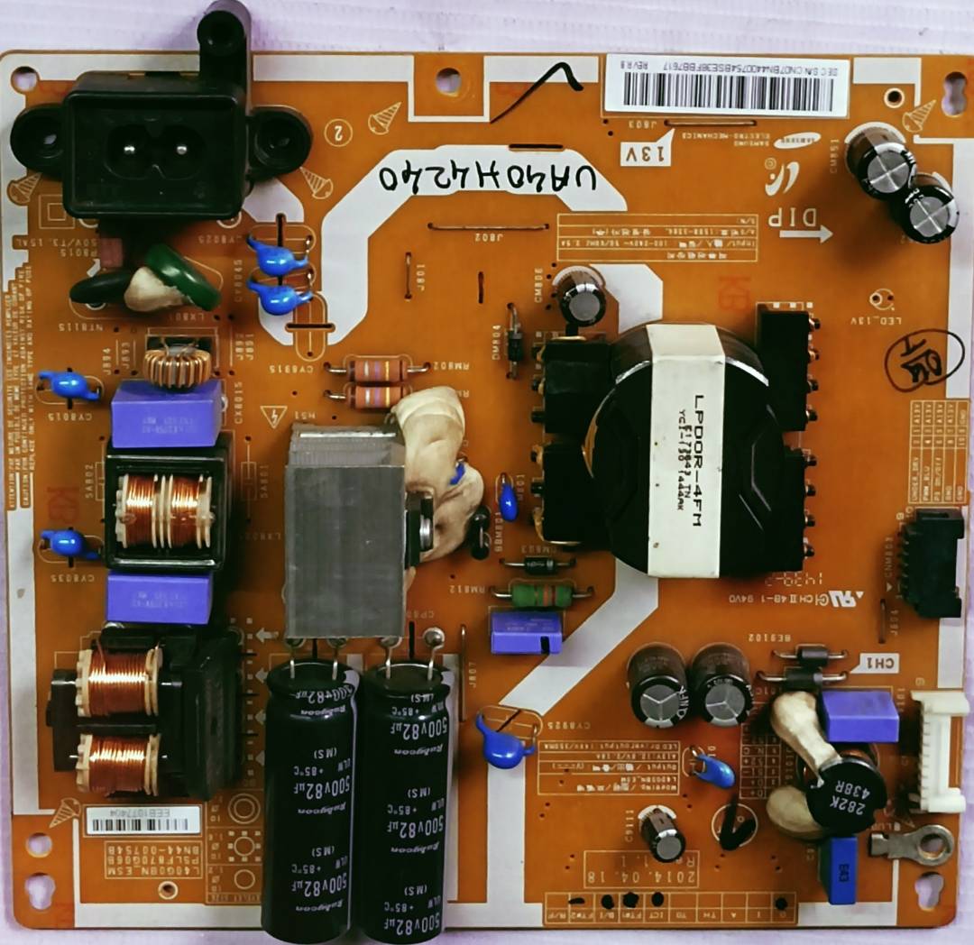 SAM'S UA40H4240 POWER SUPPLY BOARD, SMPS BOARD, #wb31 image 2