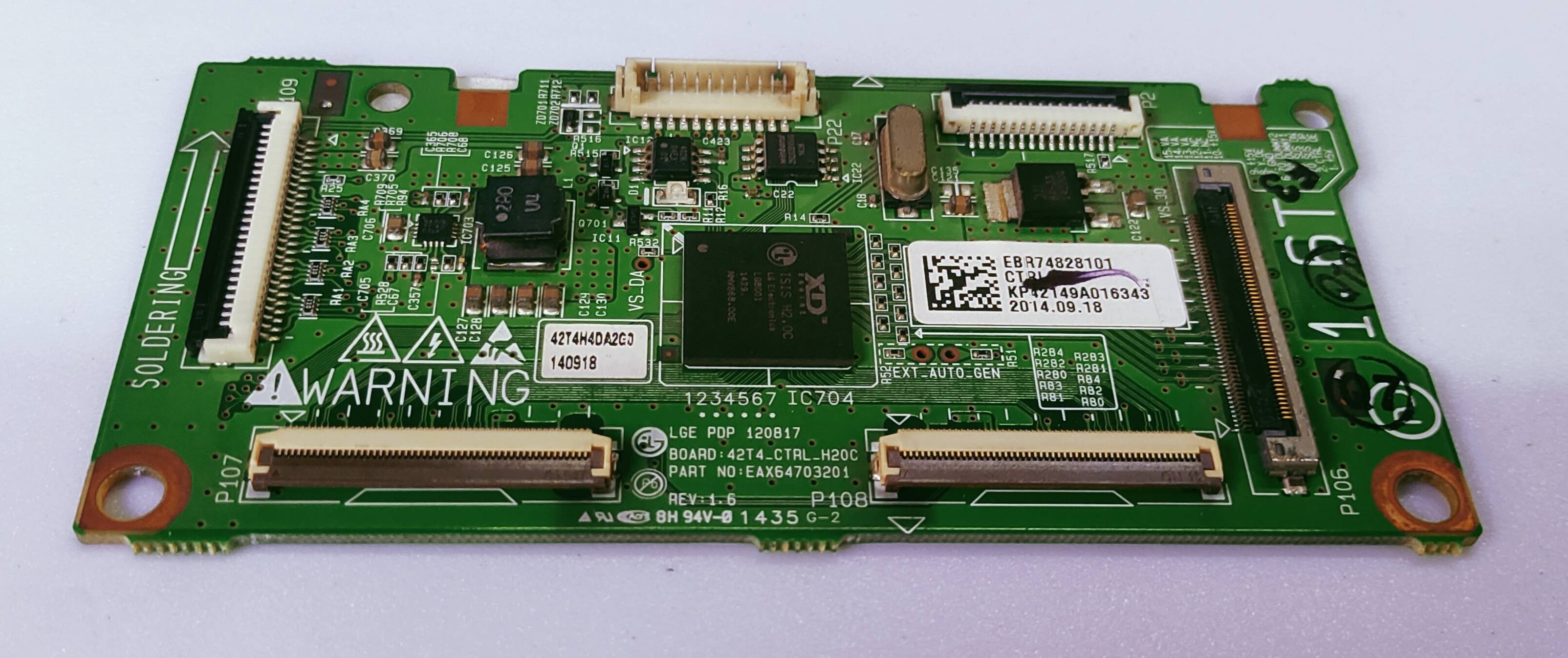 LG Plazma 42PN4500 Logic Baord Part No. EBR 74828101 Ctrl image 4