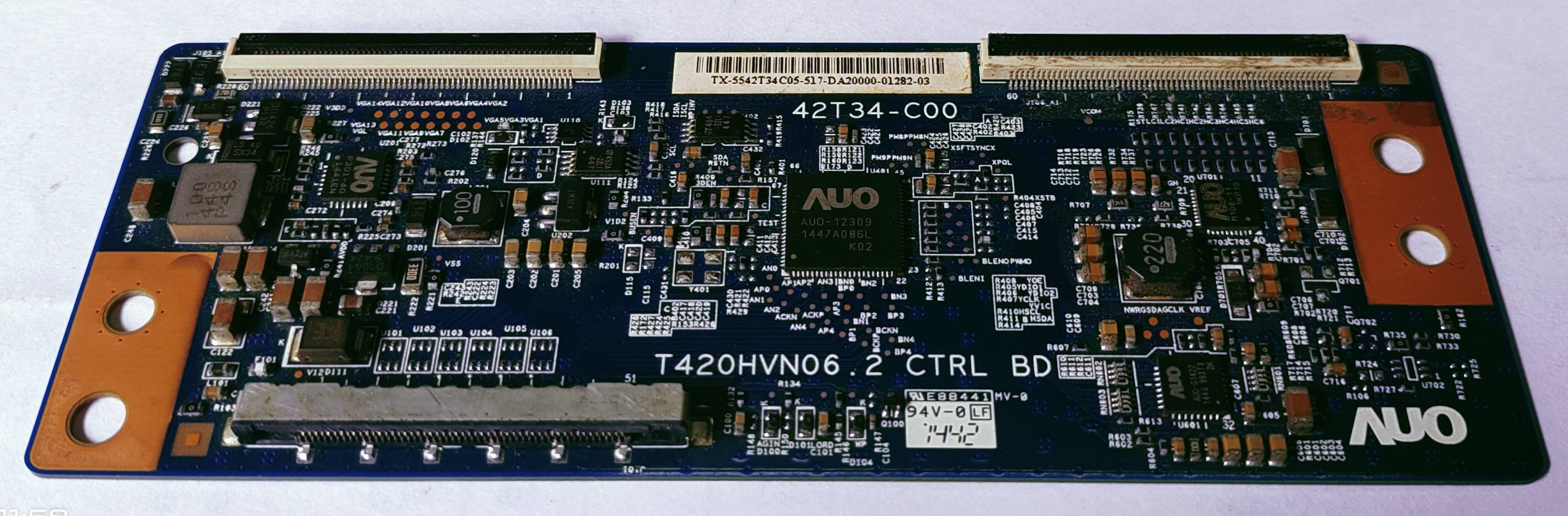 SONY KDL-42W800B LED TV FHD TCON PART NUMBER TX-5542T34C05-517-DA2000-01282-03 42T34-C00  image 3