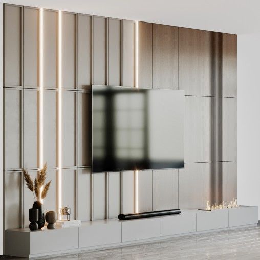 Designer TV Unit Concepts for Elegant Interiors image 5