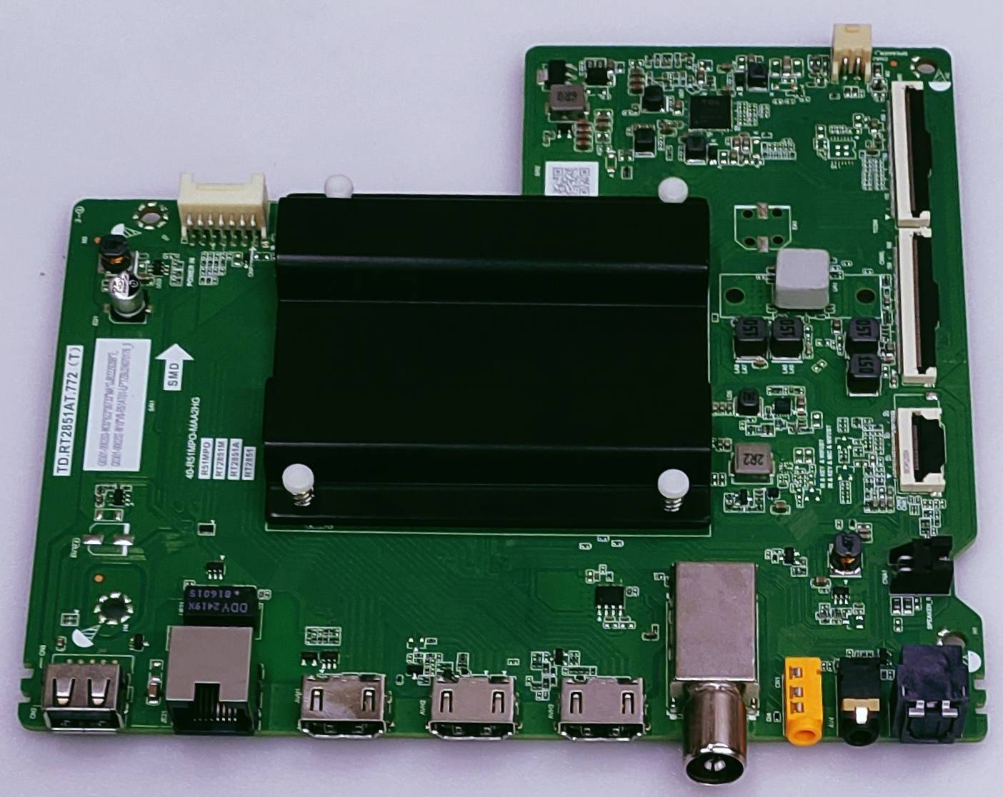 TCL / IFFLACON 4K 43V6B GOOGLE LED TV NEW MOTHER BOARD TD.RT2851AT.772 (T) image 4