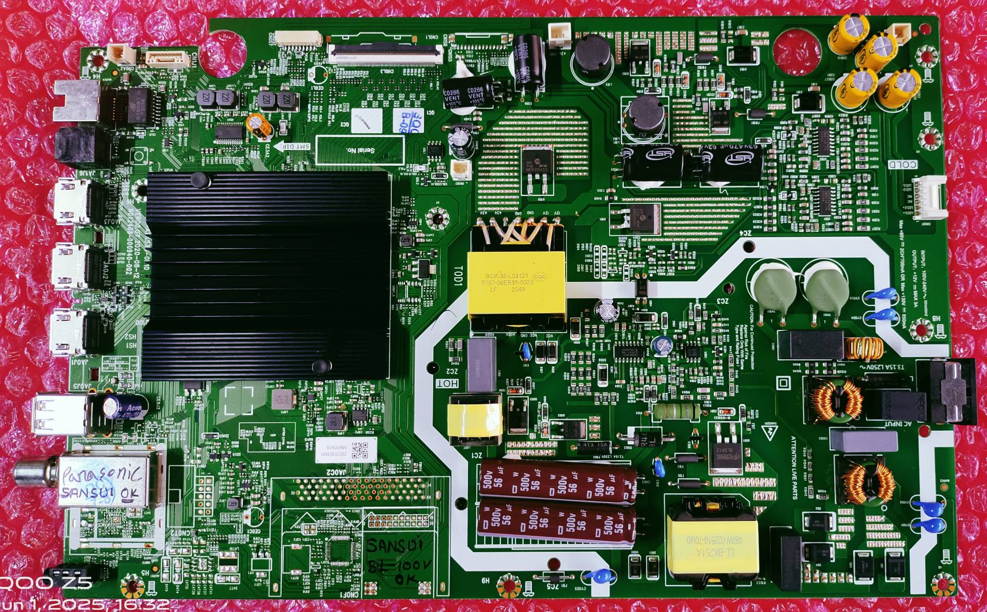 SANSUI JSW55JX850DX  Android LED TV New Motherboard image 4