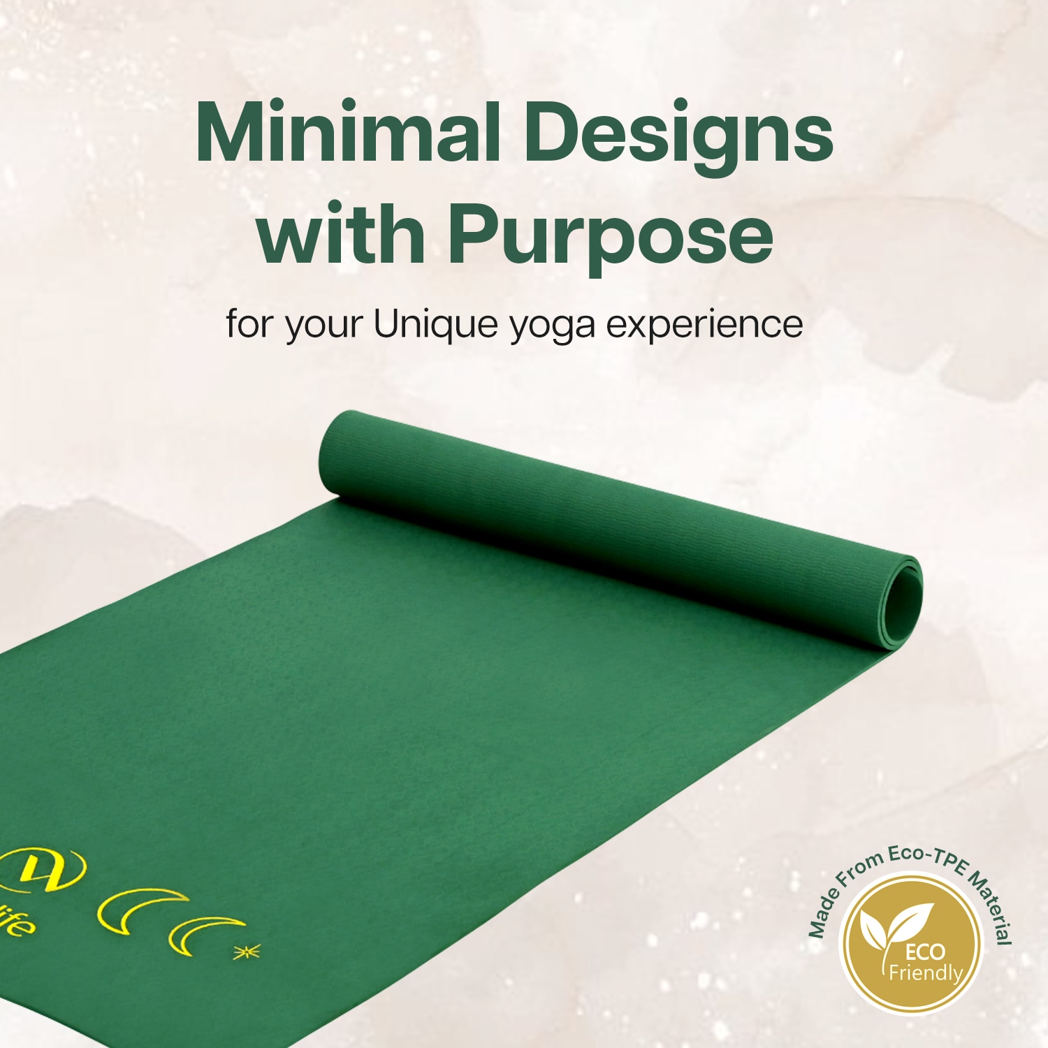 XL TPE Yoga mat - 6mm image 2