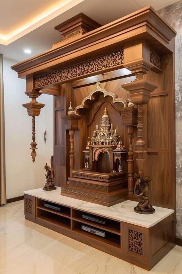 Turnkey Pooja Room Interior Design and Execution Services image 4