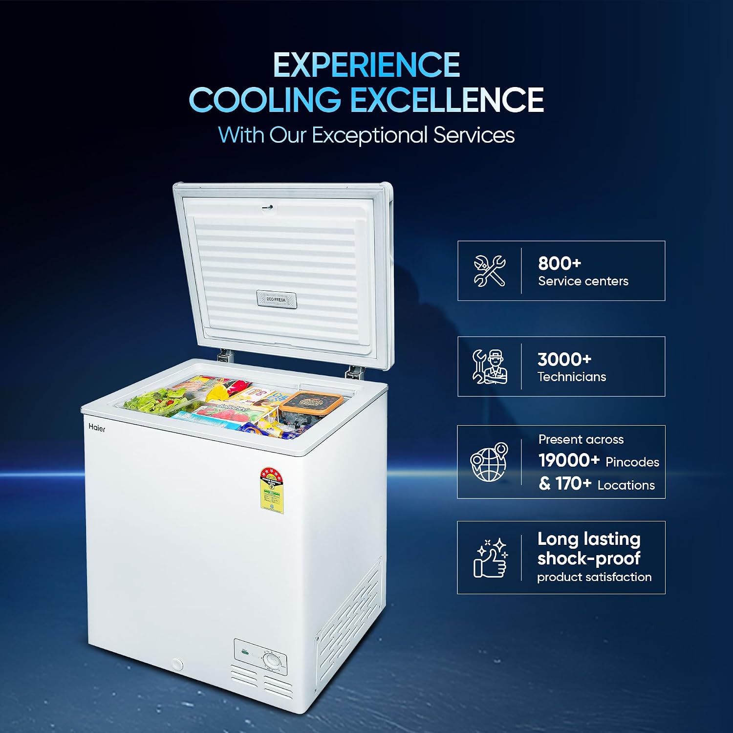 Haier Deep Freezer Hard Top HFC-175SPW5 image 4