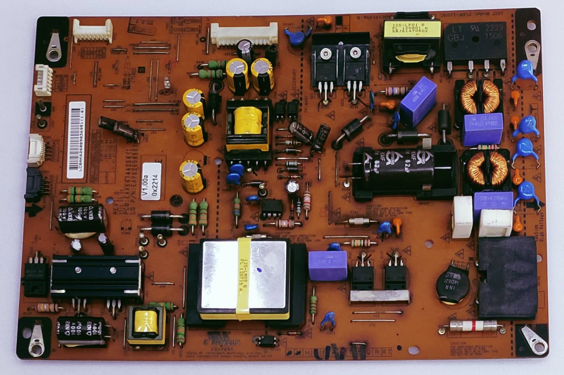 LG LED TV 42LM6410 POWER SUPPLY BOARD image 3