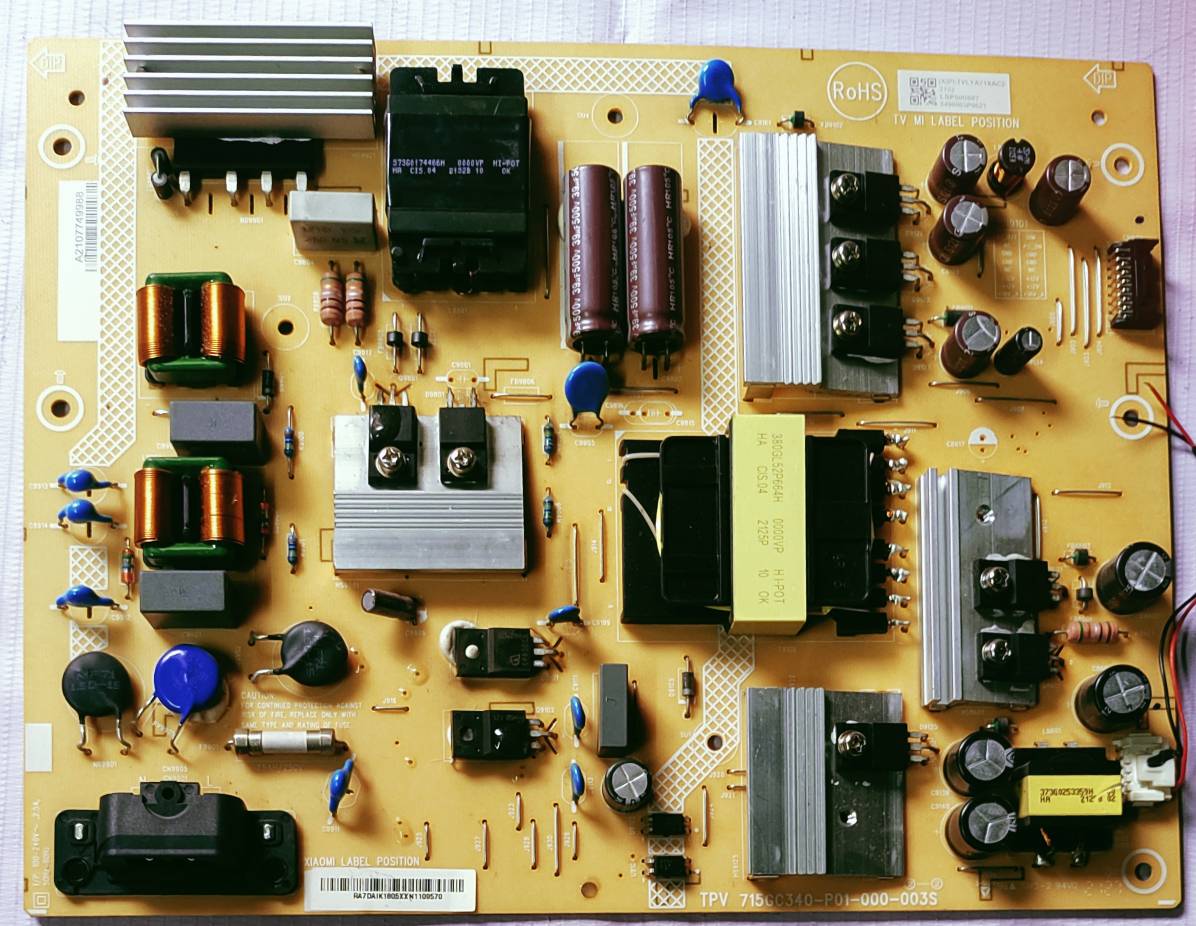 REDMI 55" Power Supply Board, Smps Board #wb29 image 2