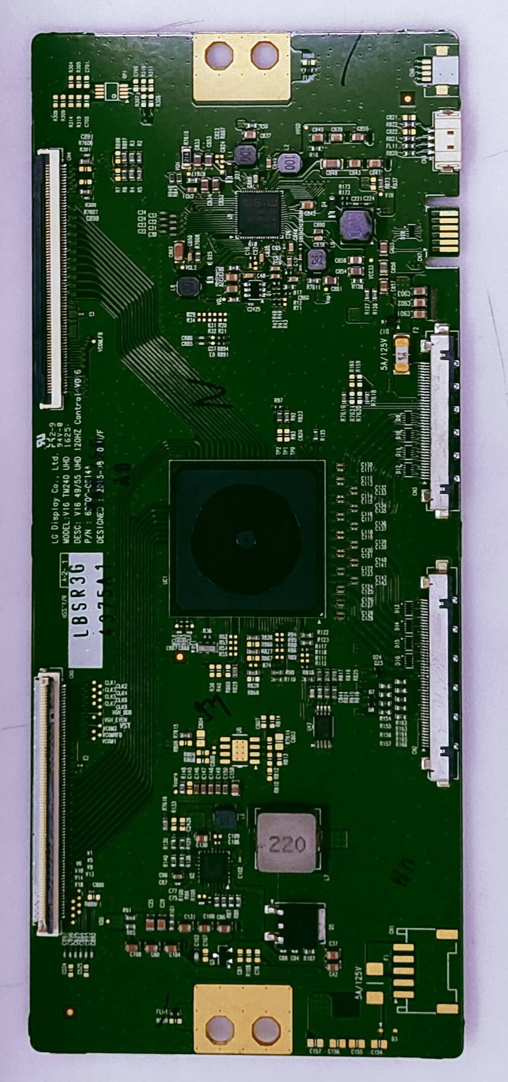 LG 49UH770T Led 4k T-con No. V16, TM240 UHD, (DESC.V16, 49/55 UHD, P/N.(DESI GNED:2015-08-30 image 3