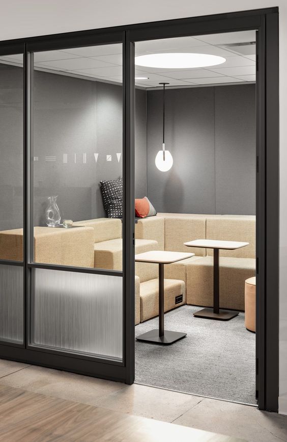 Sleek Aluminium Partition Designs for Elegant Workspaces image 2